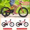 Red High Carbon Steel Kids Bike with Dual Brakes and Reflectors